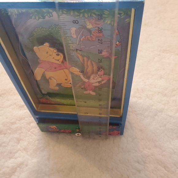 Disney Winnie The Pooh & Piglet Dancing Music Box & Jewelry‎ Box RARE VINTAGE - Picture 13 of 15